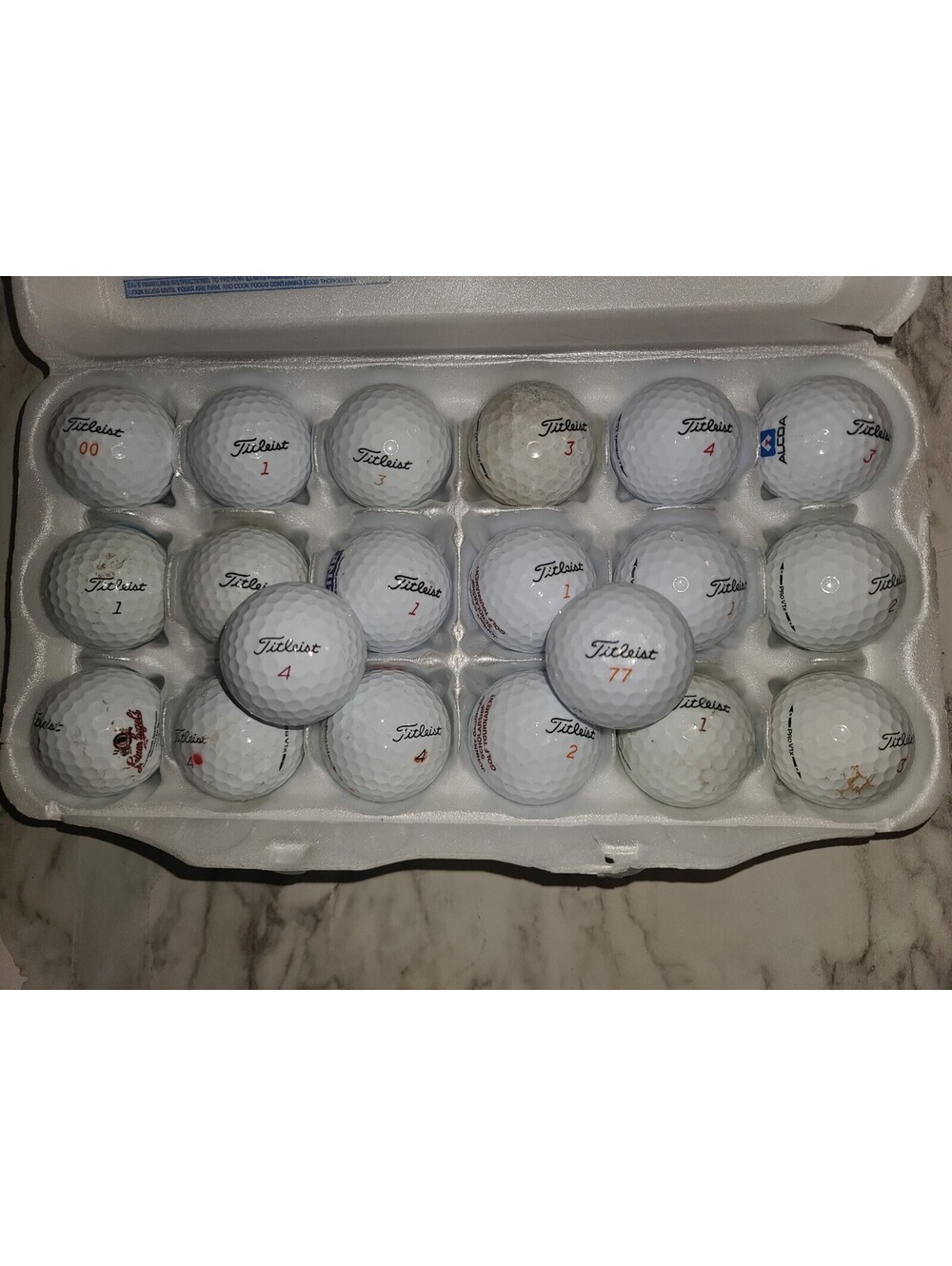 20 MIXED TITLEIST Used Golf Balls